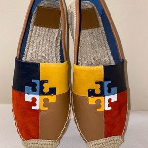 Tory Burch Color-Block Espadrille- never used